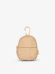 CALPAK Luka key pouch with carabiner clip in latte brown; AMB2201-LATTE