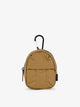 CALPAK Luka key pouch with carabiner clip in khaki; AMB2201-KHAKI