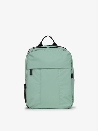 CALPAK Luka Laptop Backpack for school in green; BPL2001-SAGE view 1