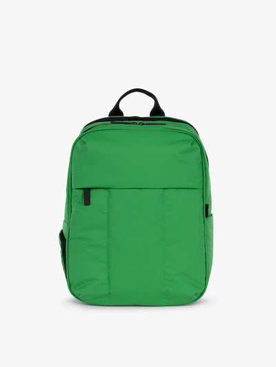 CALPAK Luka everyday Laptop Backpack in green apple; BPL2001-GREEN-APPLE