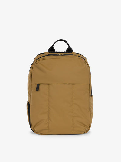 CALPAK Luka Laptop Backpack for women in khaki; BPL2001-KHAKI view 1