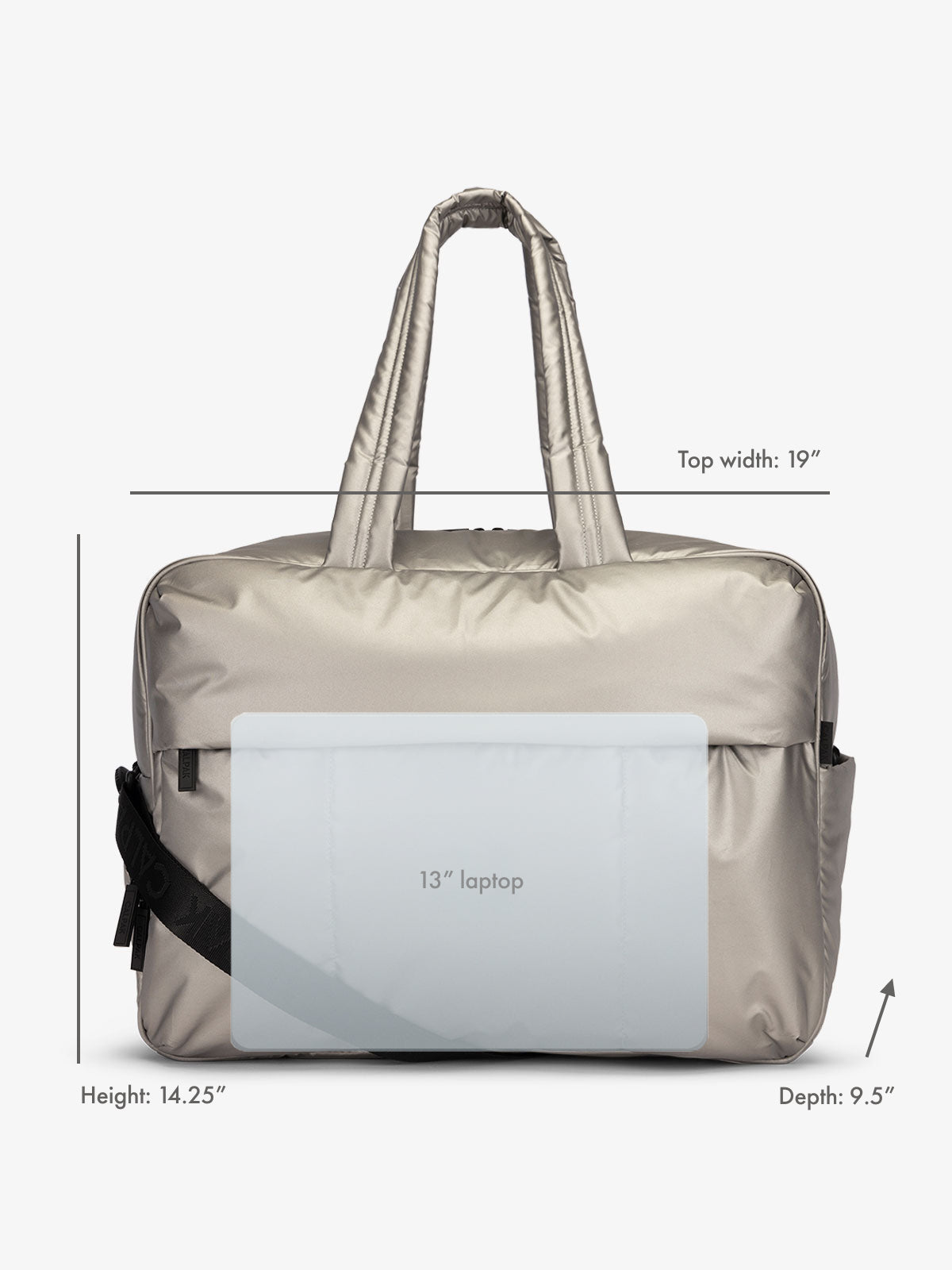 Luka Large Duffel in Gunmetal | CALPAK