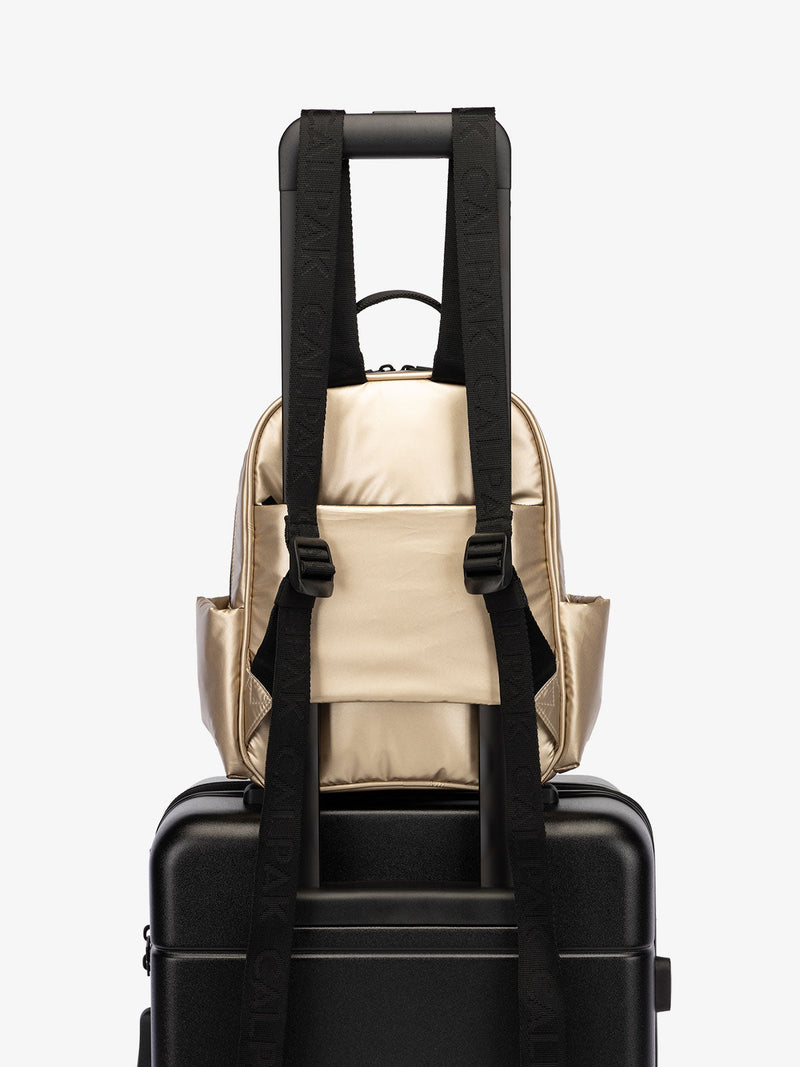 Luka Mini Backpack in Gold CALPAK - Main Image