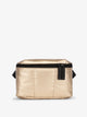 CALPAK Luka Mini Belt Bag with soft puffy exterior in metallic gold; BBM2201-GOLD