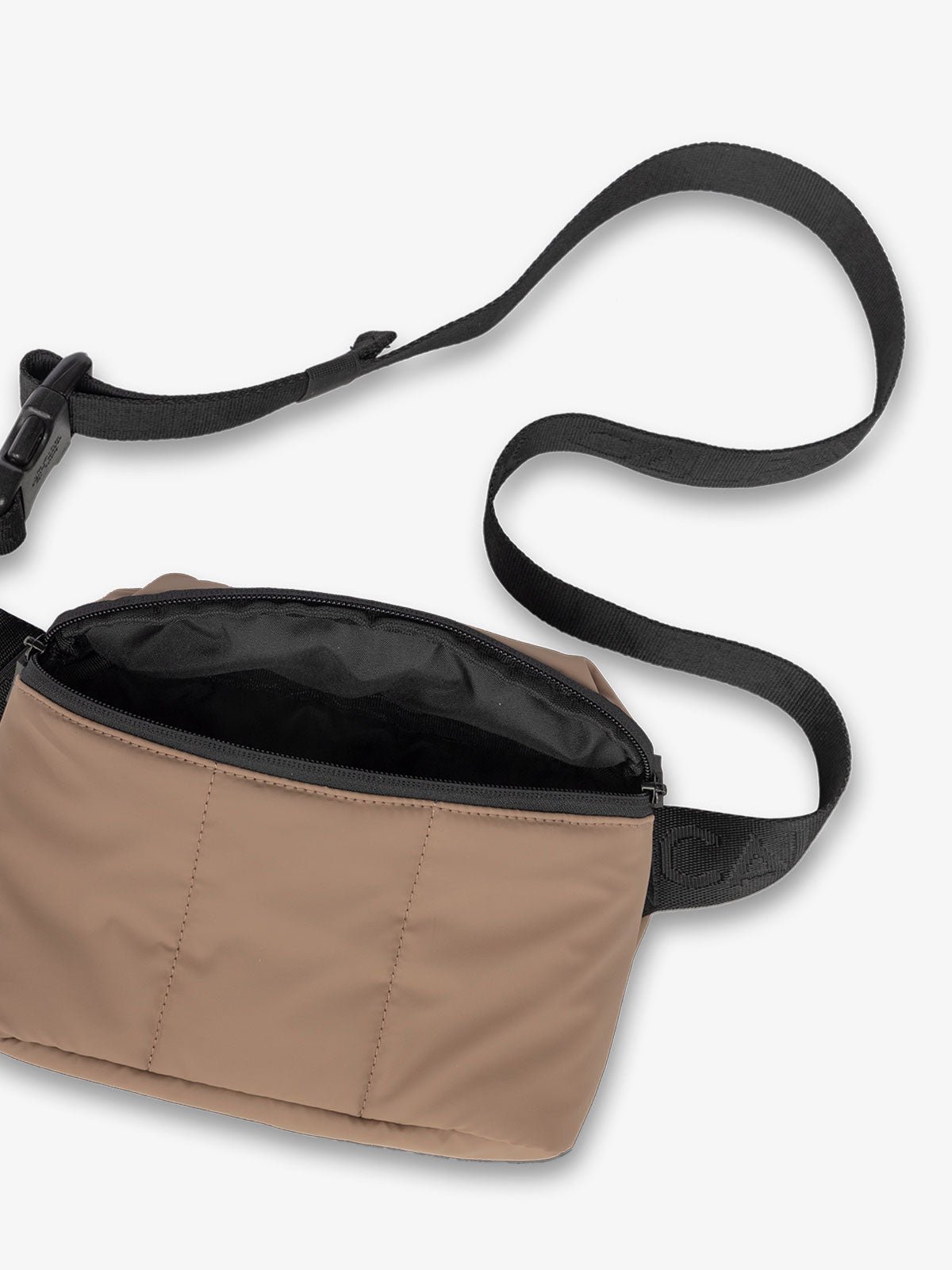 CALPAK Luka small travel waist Bag with multiple pockets in brown