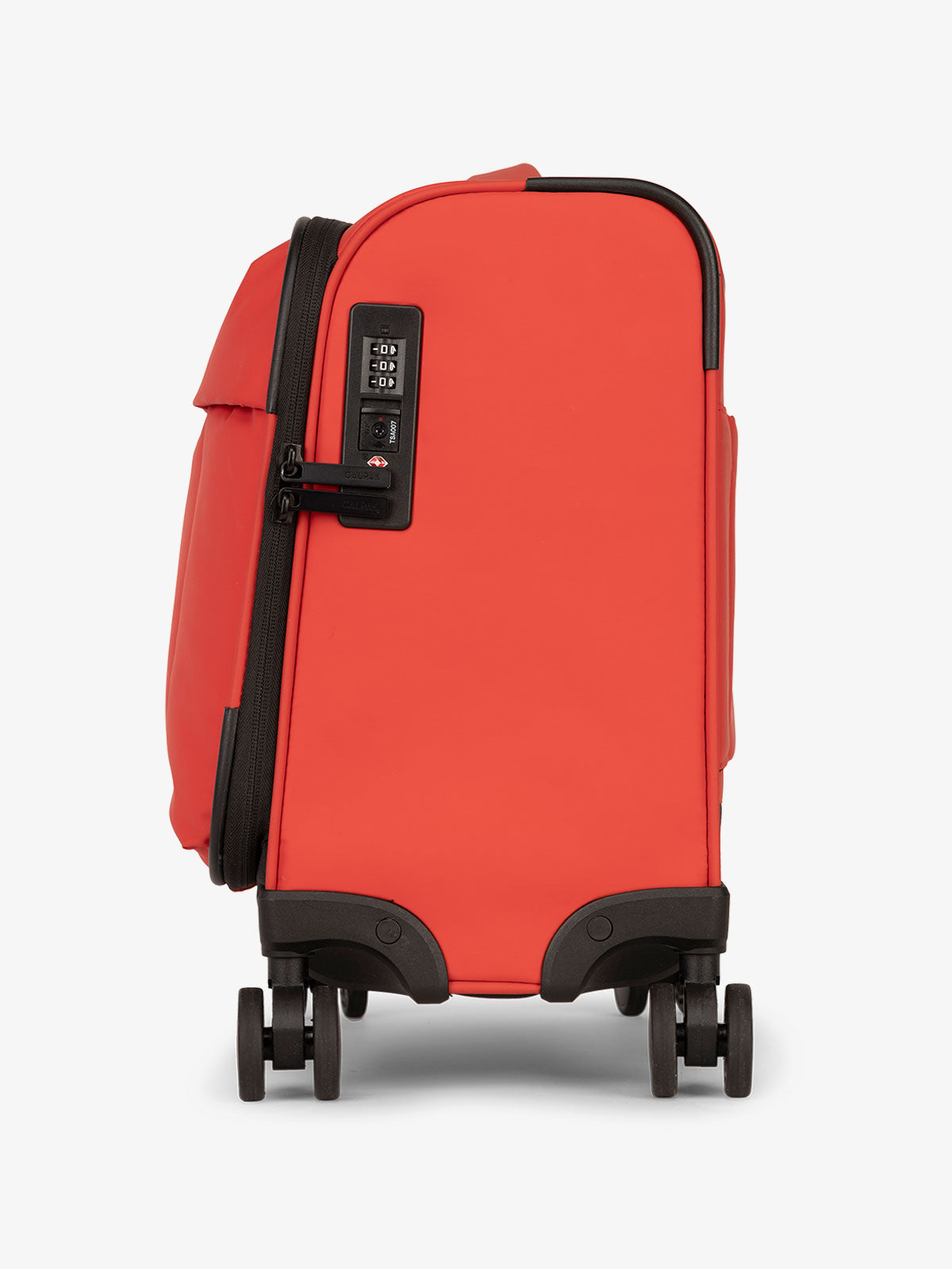 CALPAK Luka mini soft suitcase with TSA lock in rouge; LSM1014-ROUGE