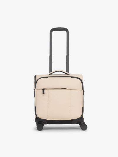 CALPAK Luka mini soft carry-on luggage in oatmeal; LSM1014-OATMEAL