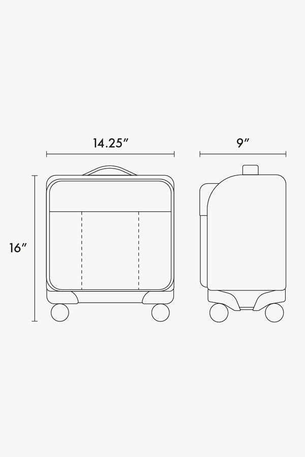 CALPAK Luka Mini Carry-On Luggage dimensions