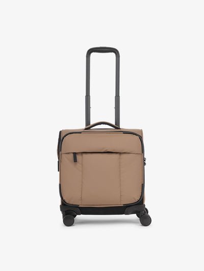 CALPAK Luka mini soft carry-on luggage in chocolate; LSM1014-CHOCOLATE