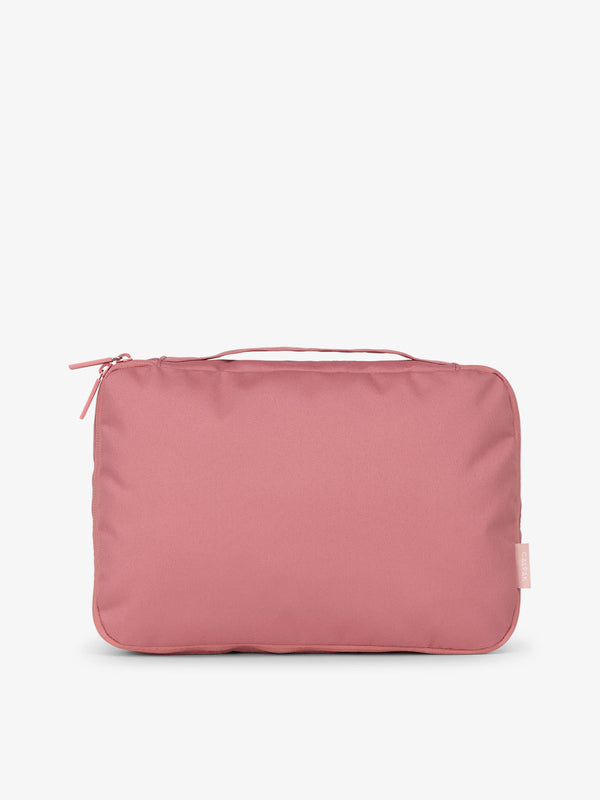 CALPAK packing cubes with top handle in tea rose pink