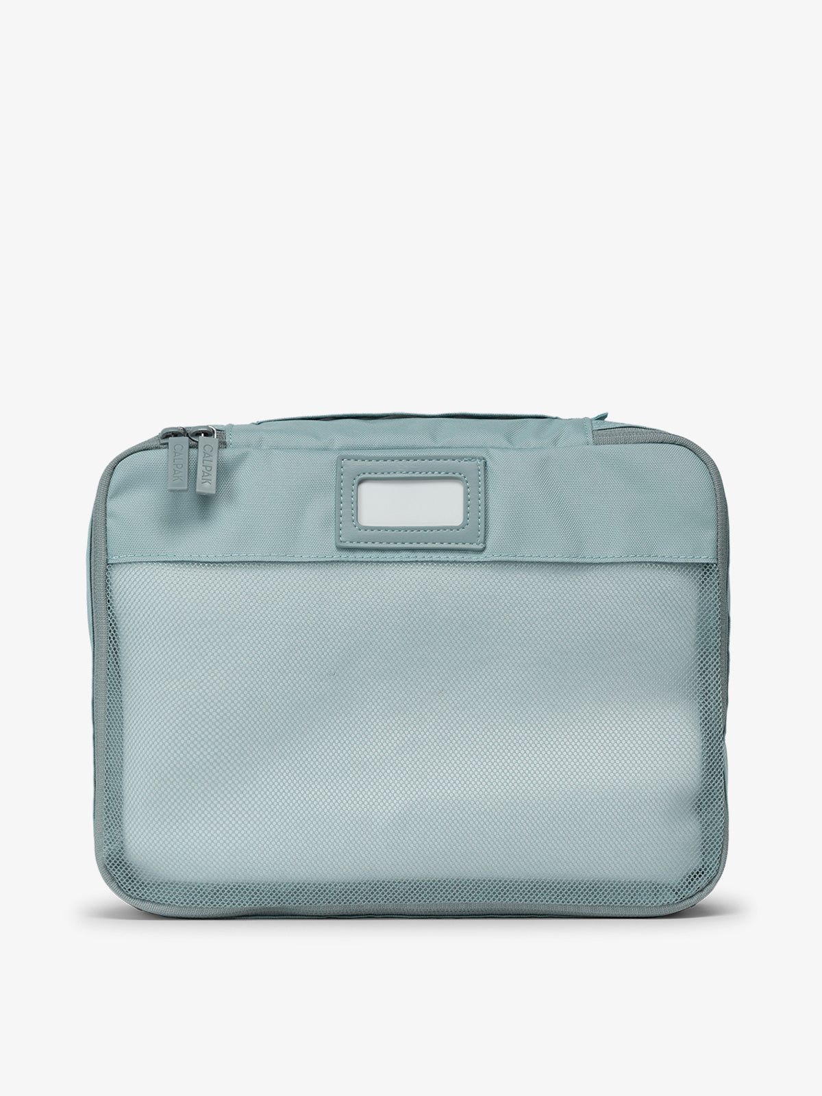 CALPAK 5 Piece Packing Cubes with mesh front and label in blue Blue; PC1601-BLUEBELL