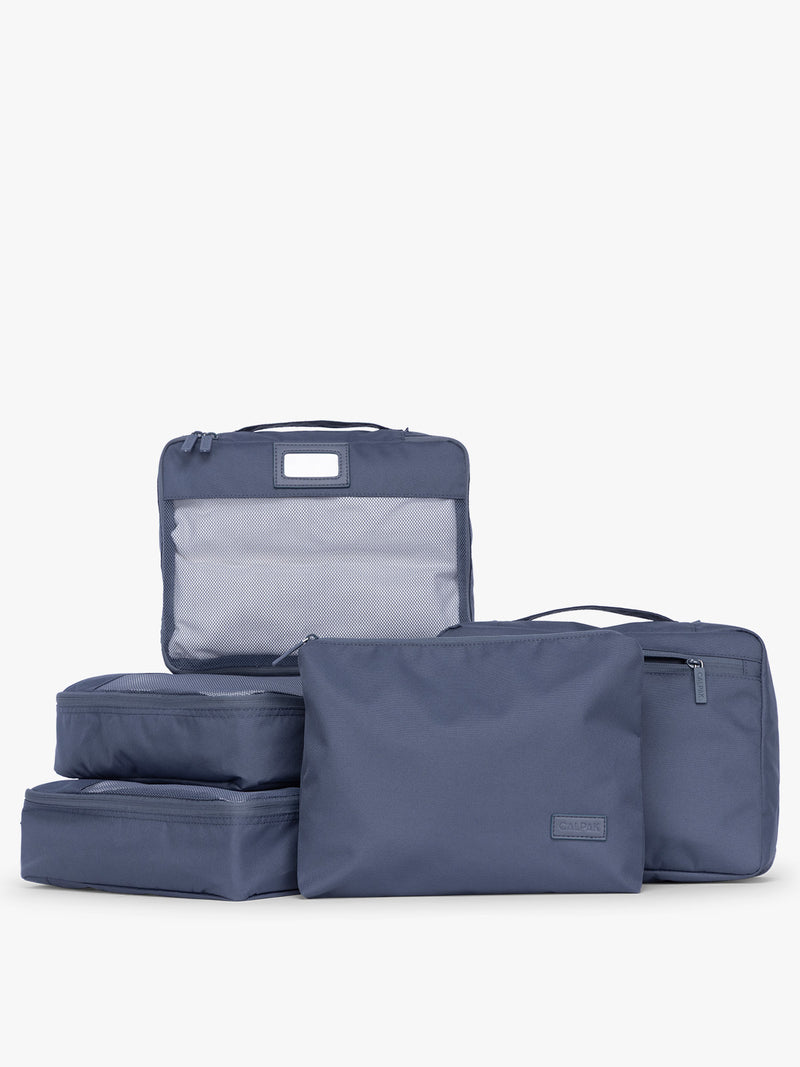 CALPAK Packing Cubes 5-piece Set in dark blue Inidigo