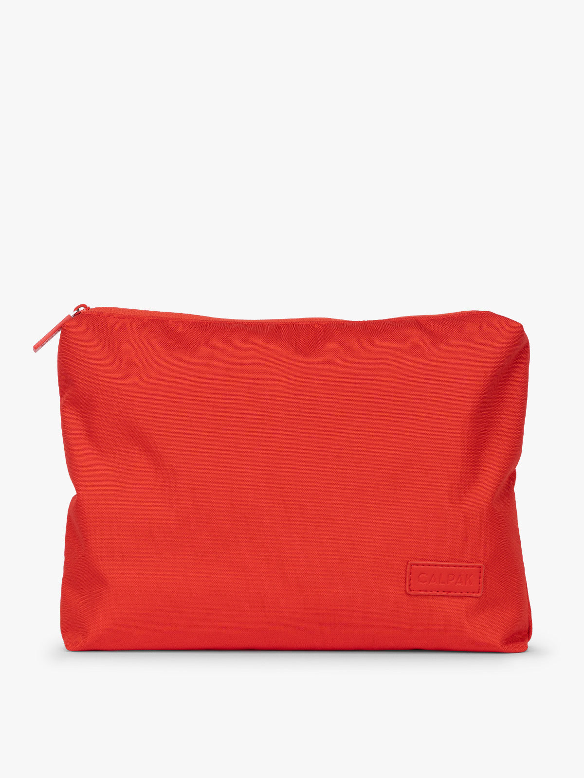 Envelope of CALPAK 5pc Packing Cubes Set in red Tomato; PC1601-TOMATO