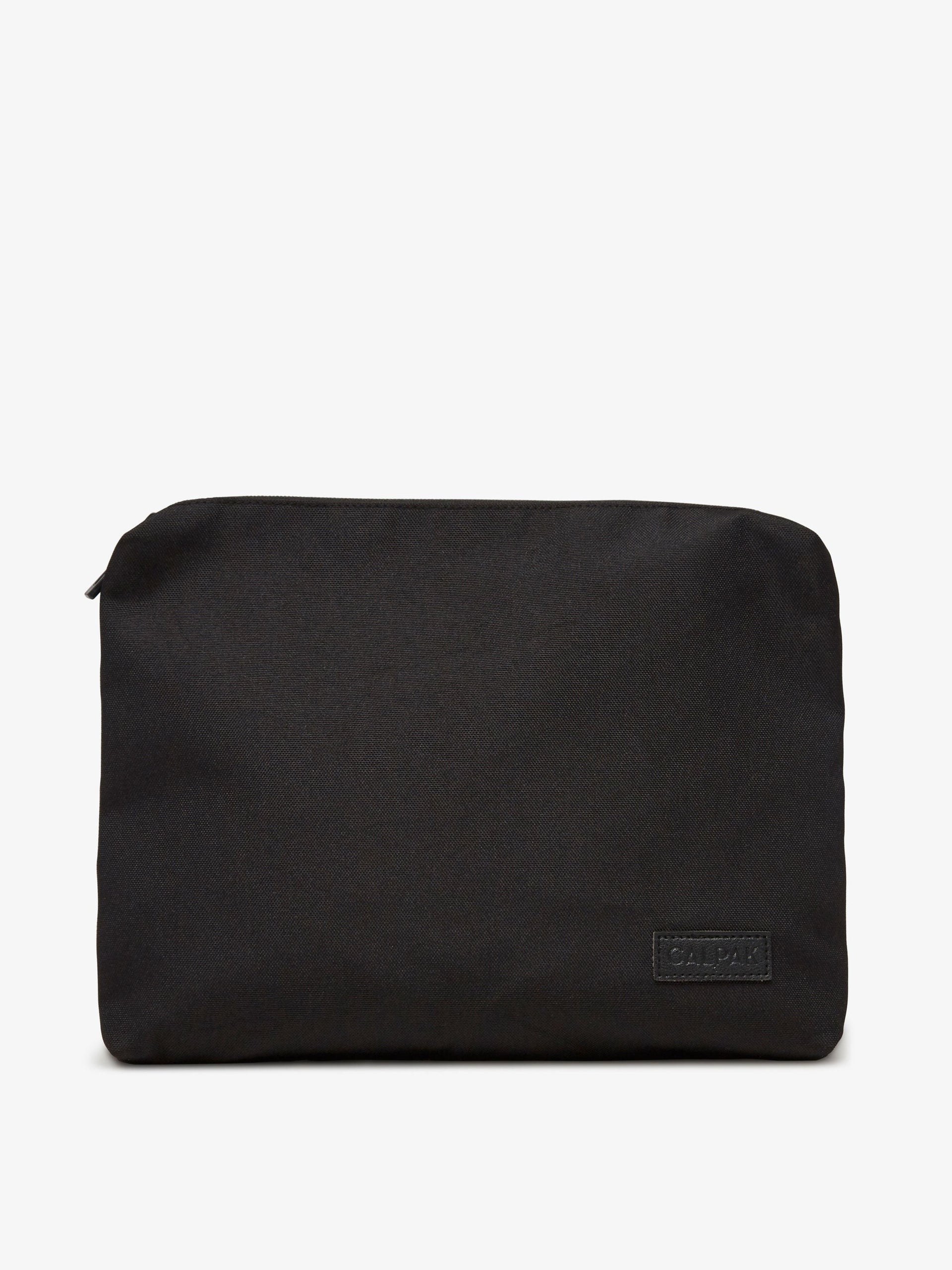 CALPAK zippered water resistant organizer; PC1601-BLACK