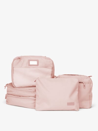 CALPAK's packing cube set in pink; PC1601-PINK-SAND