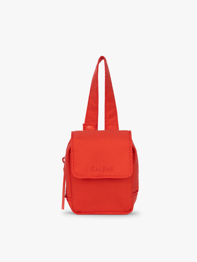 CALPAK Pacifer Pouch in red Tomato; PCB2501-TOMATO view 1