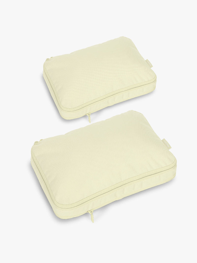 CALPAK Medium Compression Packing Cubes in light green Celadon