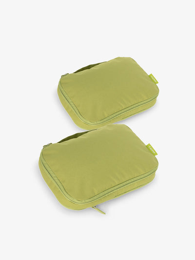 CALPAK small compression packing cubes in green; PCS2301-PALM