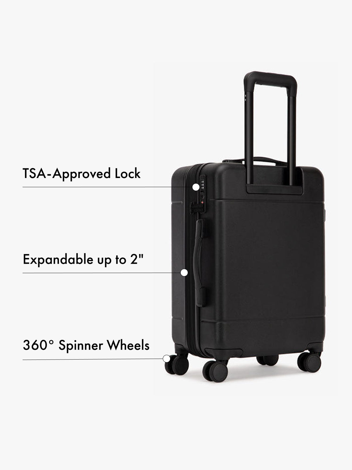 Hue Carry-On Luggage in Black | CALPAK