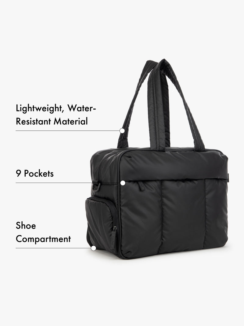 Luka Duffel in Matte Black