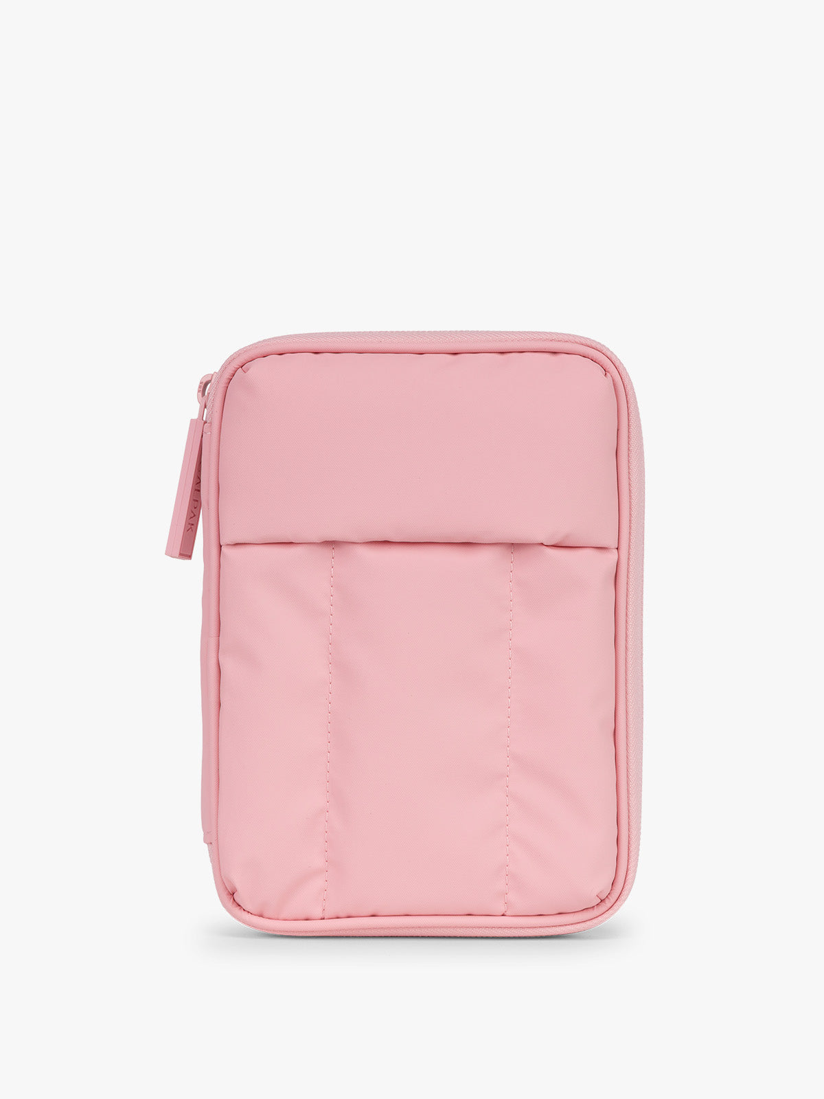 CALPAK Luka Zippered Passport Wallet in pink Blossom; PZW2301-BLOSSOM