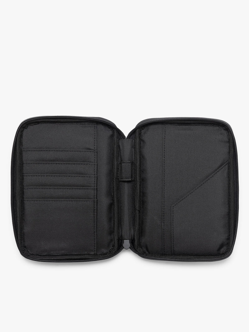 Luka Zippered Passport Wallet