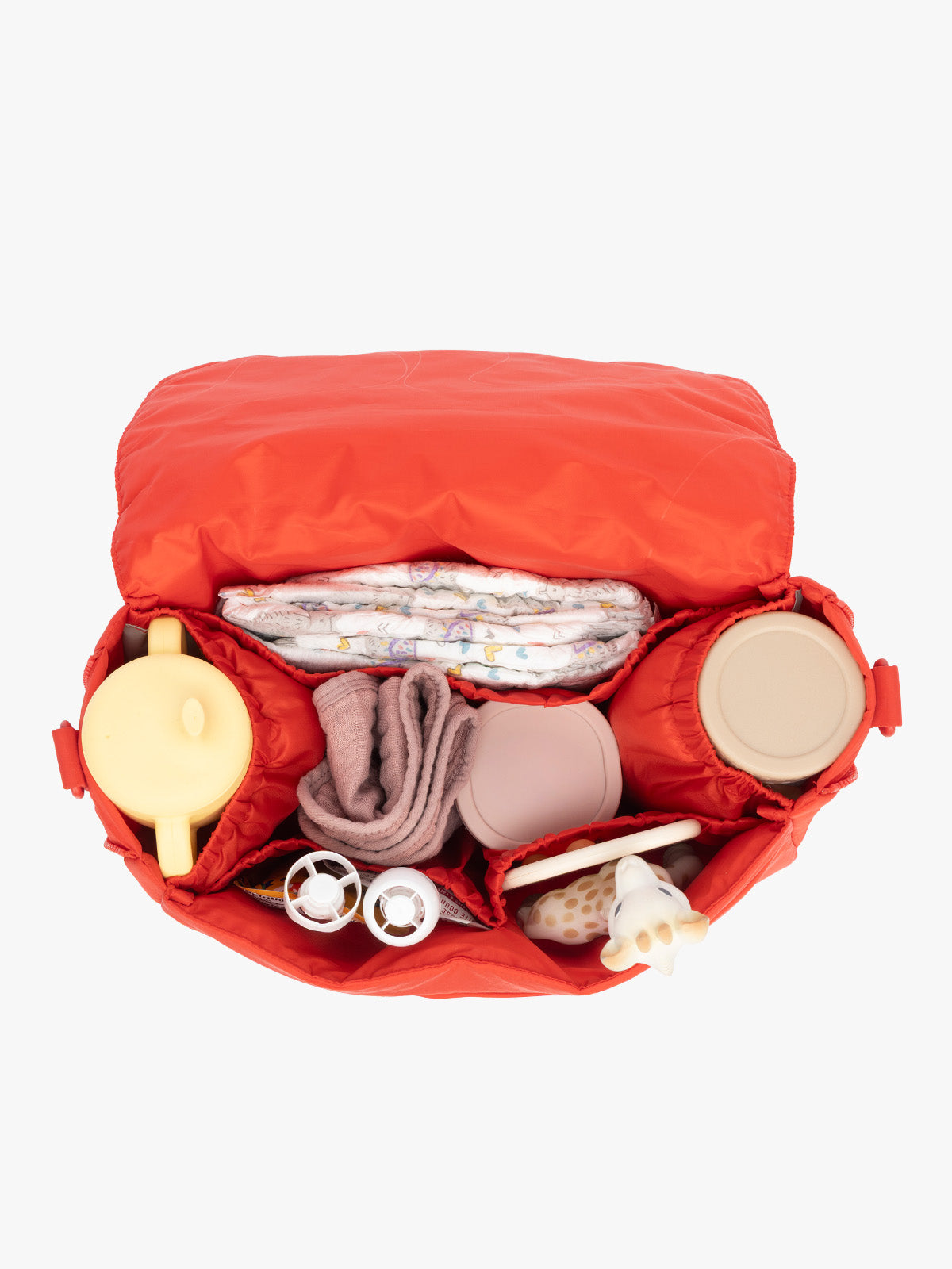 Items in CALPAK Convertible Stroller Cady in red Tomato; SCB2401-TOMATO