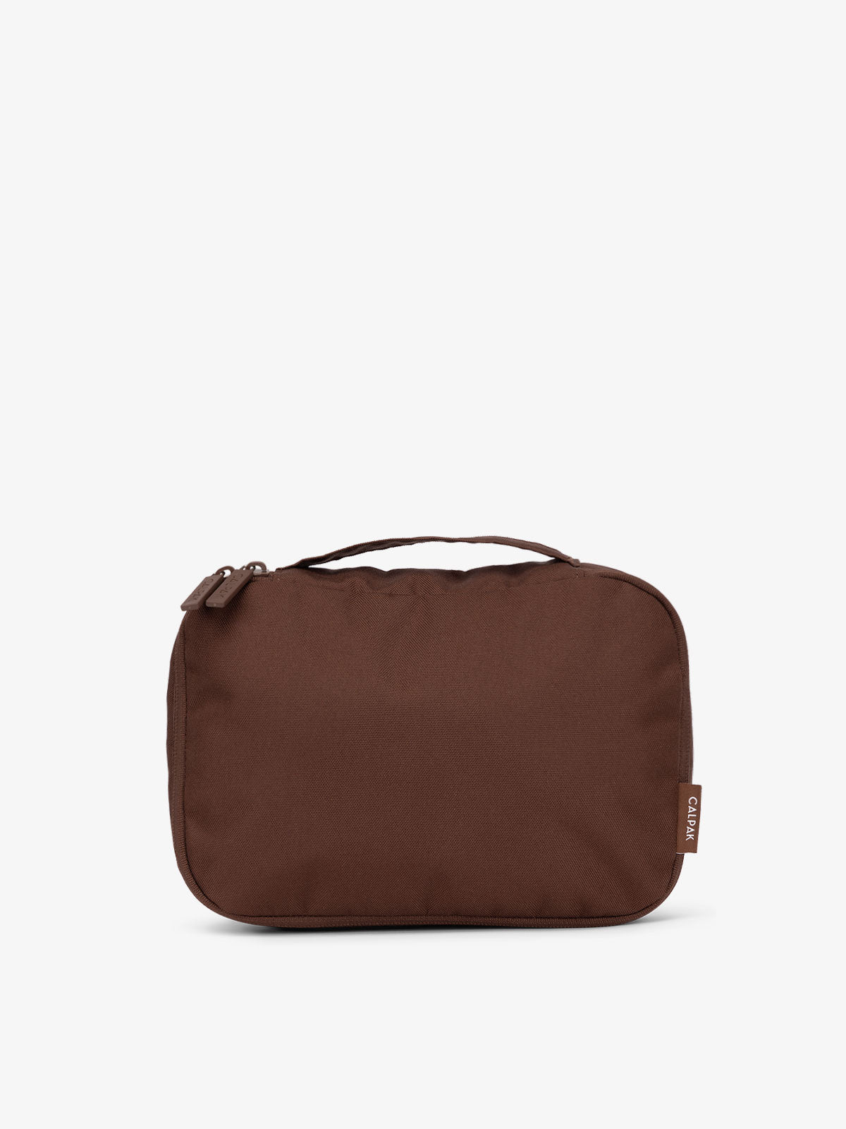 CALPAK small packing cubes with top handle in brown walnut; PCS2301-WALNUT