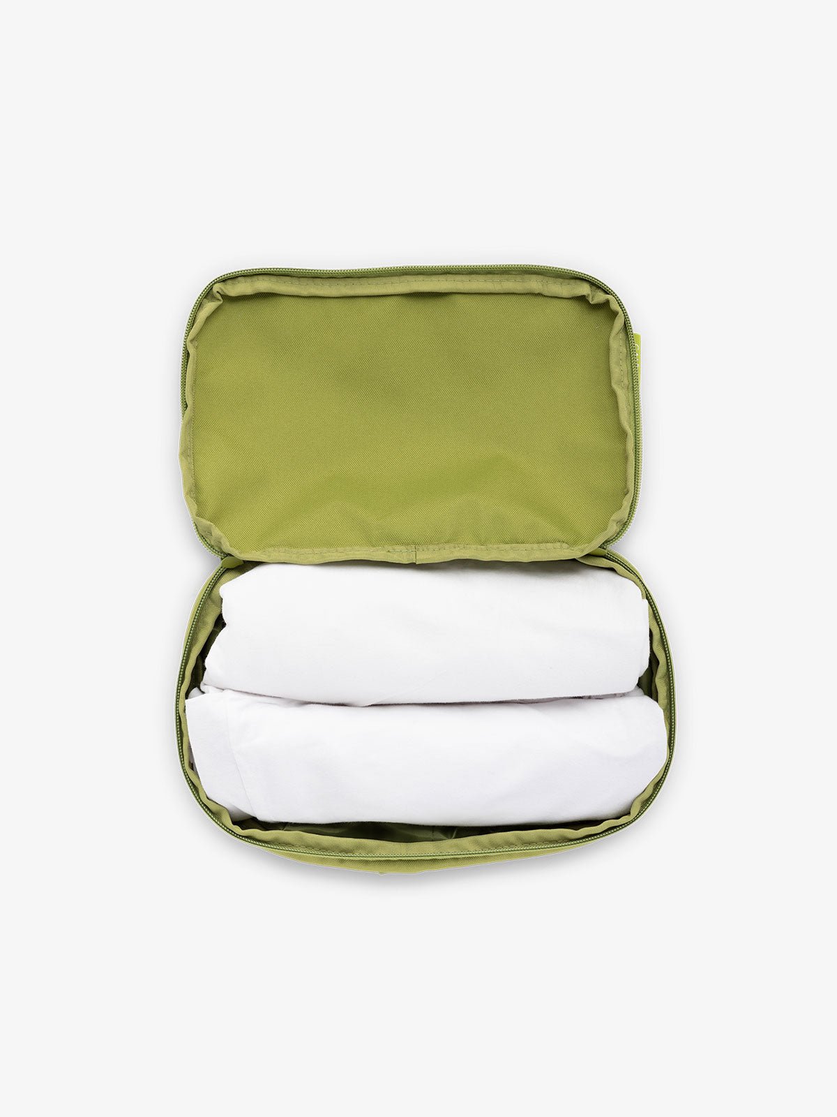 CALPAK small packing cubes for travel made with durable material in palm