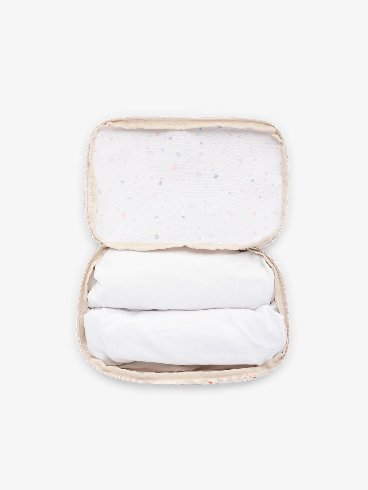 CALPAK small packing cubes for travel made with durable material in speckle; PCS2301-SPECKLE