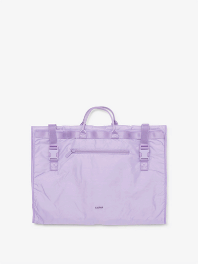 CALPAK Compakt small foldable garment bag in with handle in orchid; KGS2001-ORCHID