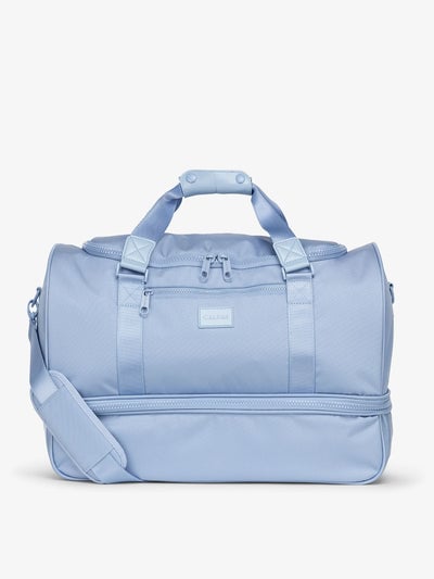 CALPAK Stevyn Duffel bag with removeable crossbody strap in sky; DST7019-SKY