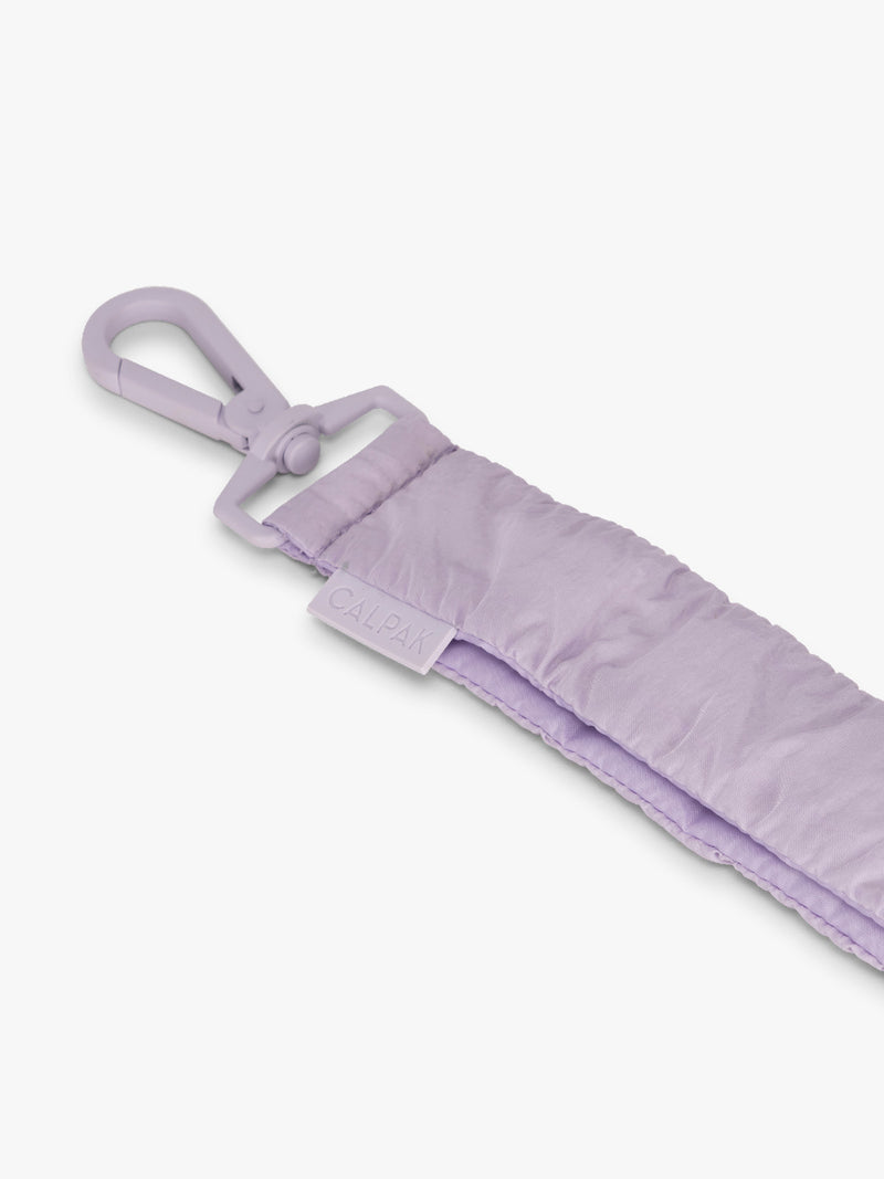 CALPAK Stroller Straps (Set of 2) in lavender purple Orchid zoomed in clip