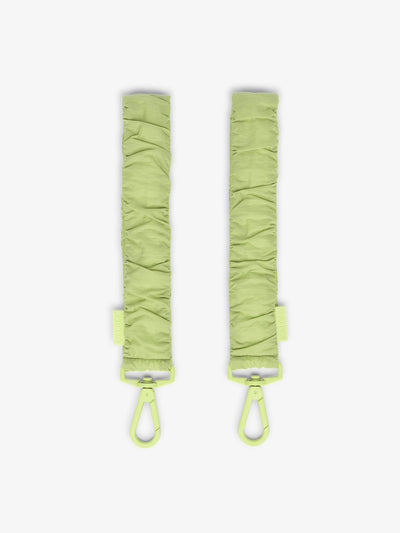 CALPAK Stroller Straps for Diaper Bag made with Oeko-Tex certified, recycled, and water-resistant materials in lime; STP2401-LIME