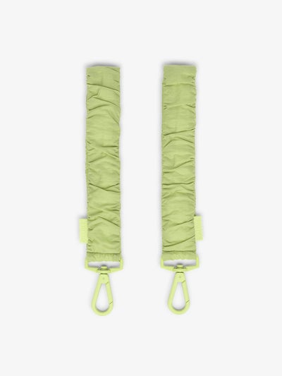 CALPAK Stroller Straps for Diaper Bag made with Oeko-Tex certified, recycled, and water-resistant materials in lime; STP2401-LIME