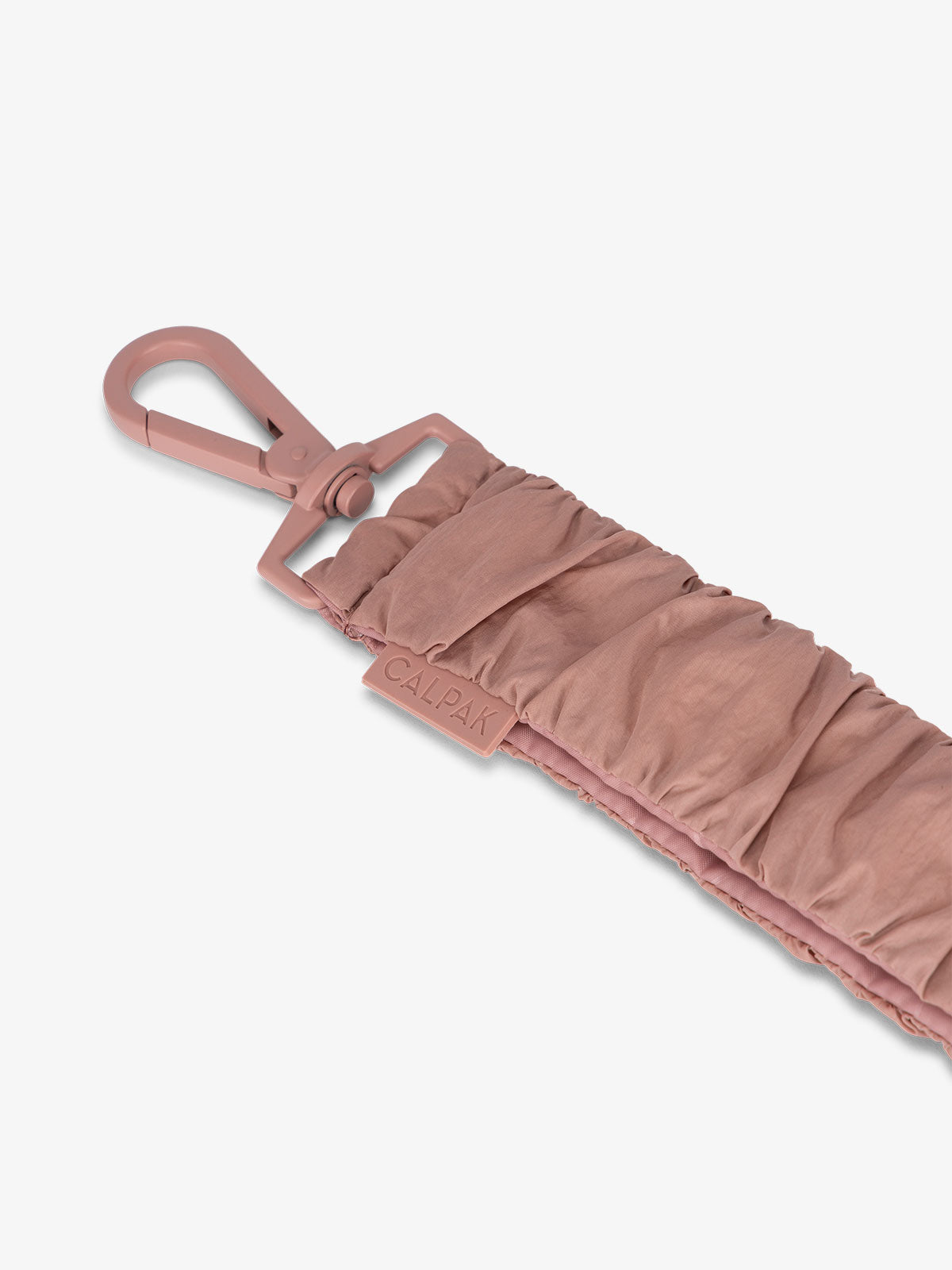 CALPAK diaper bag stroller straps with dog clips for d-rings in peony pink; STP2401-PEONY