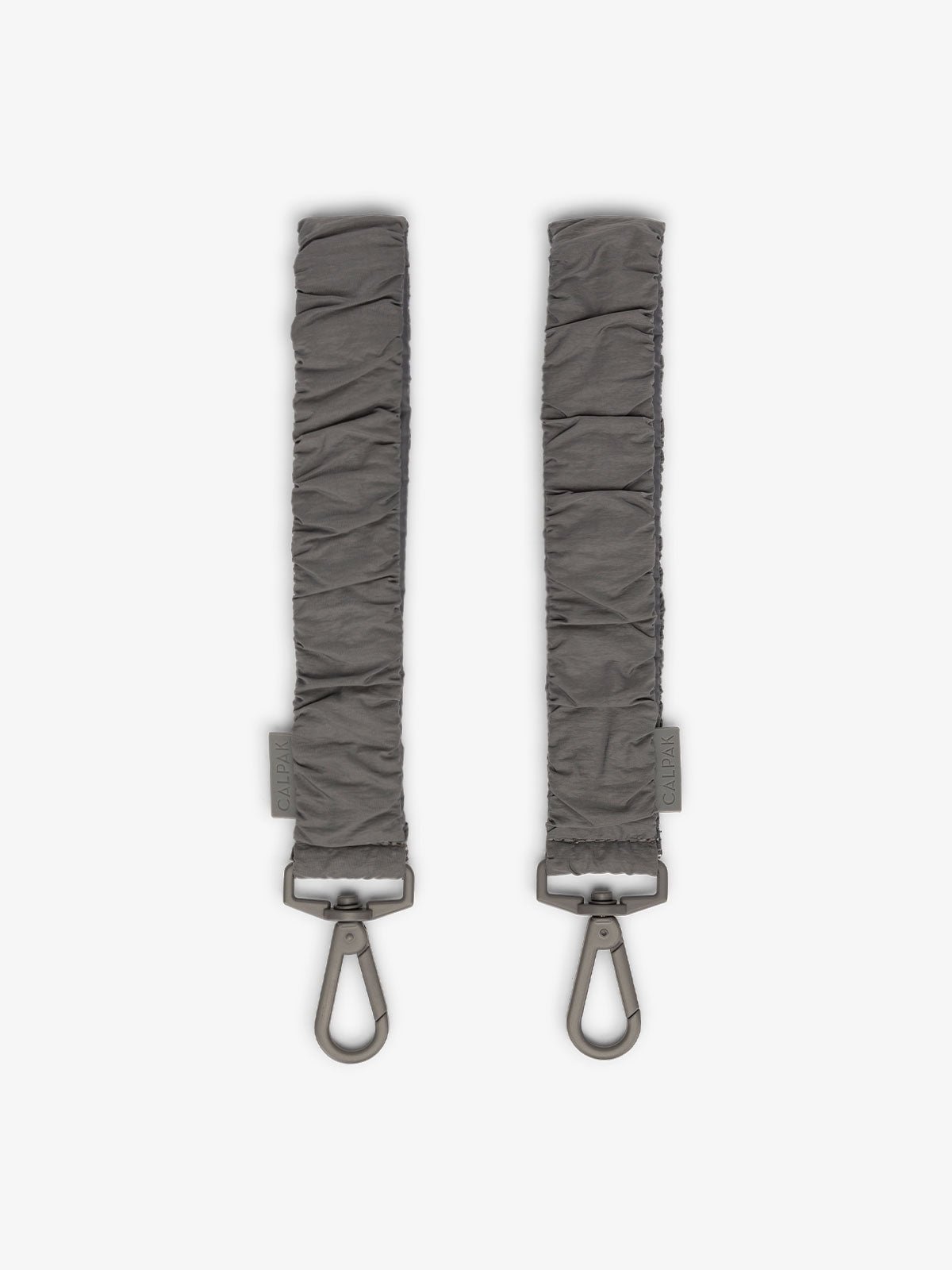 CALPAK Stroller Straps for Diaper Bag made with Oeko-Tex certified, recycled, and water-resistant materials in slate