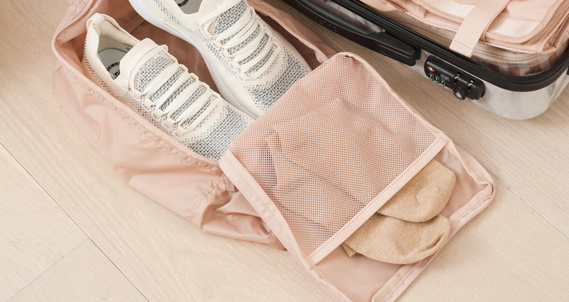 CALPAK Shoe Cubes Set in Mauve