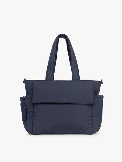 CALPAK Diaper Tote bag in blue Navy; TBB2401-NAVY view 1