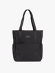 CALPAK Zippered Laptop Tote Bag in Black  on a white background; TCN2501-BLACK