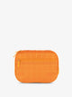 CALPAK Tech organizer with mesh front pocket in orange grid; ATC2001-ORANGE-GRID