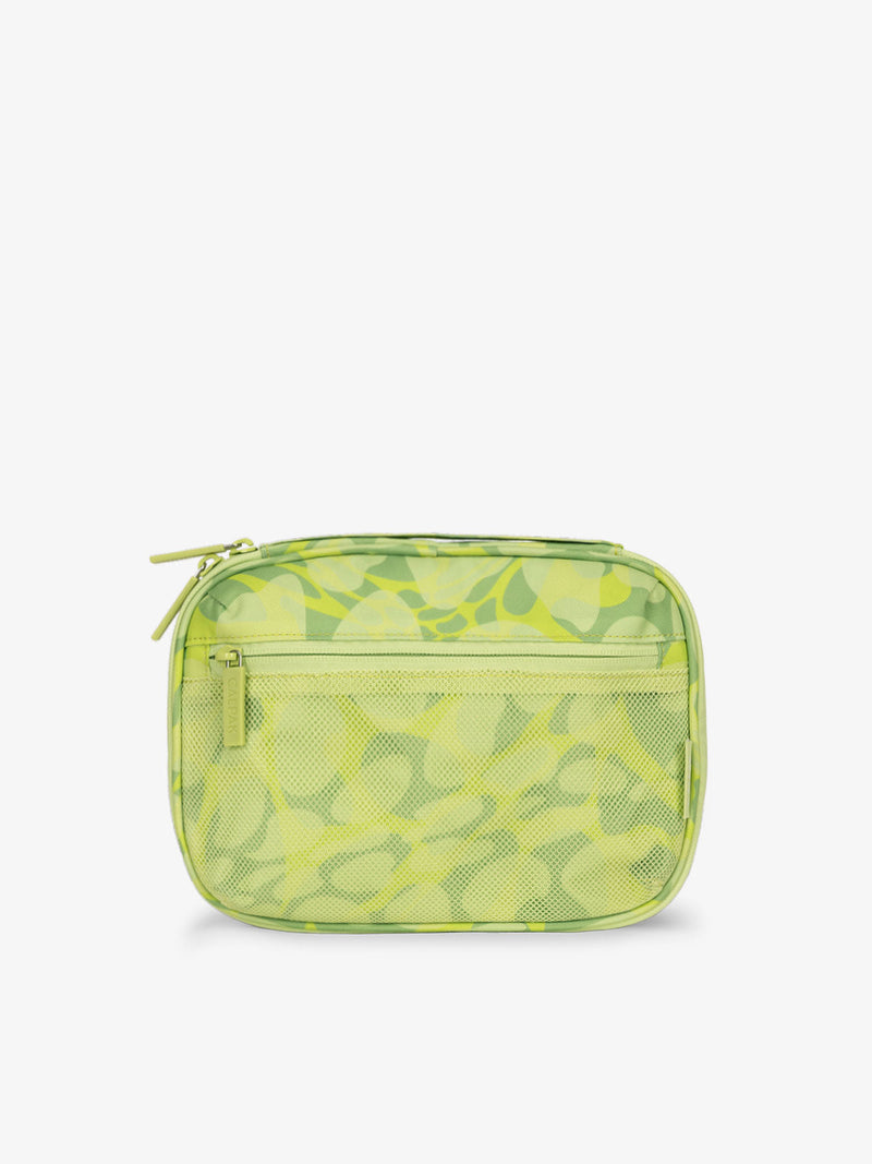 CALPAK Tech Organizer for organizing electronics and supplies in multi-green colored lime viper