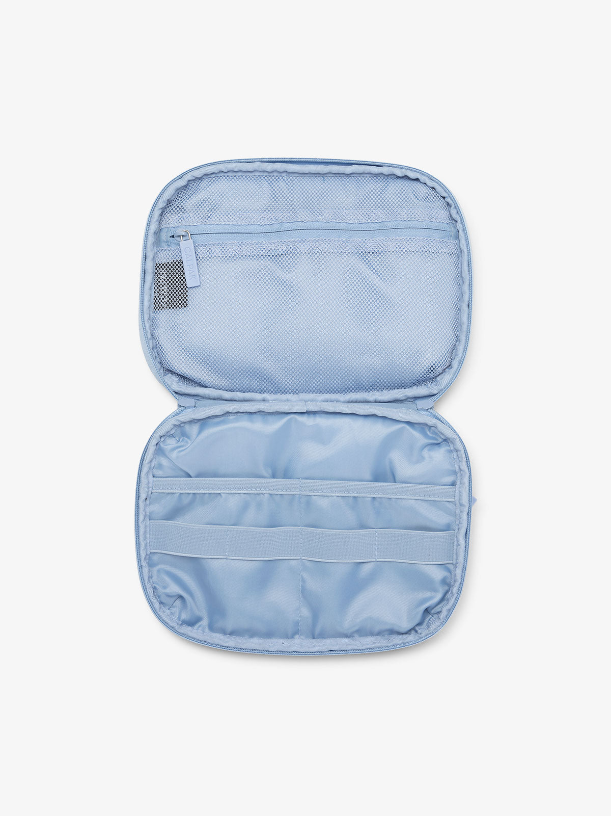 CALPAK tech and electronics organizer for travel in sky blue; ATC2001-SKY