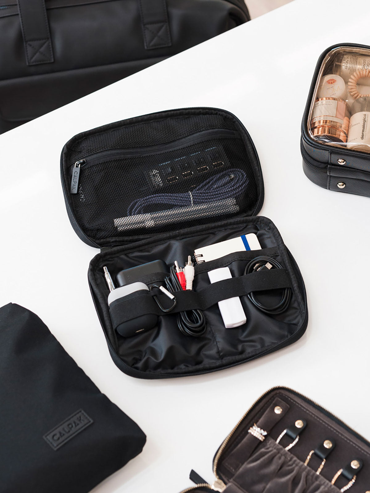 CALPAK tech case and electronics bag; ATC2001-BLACK
