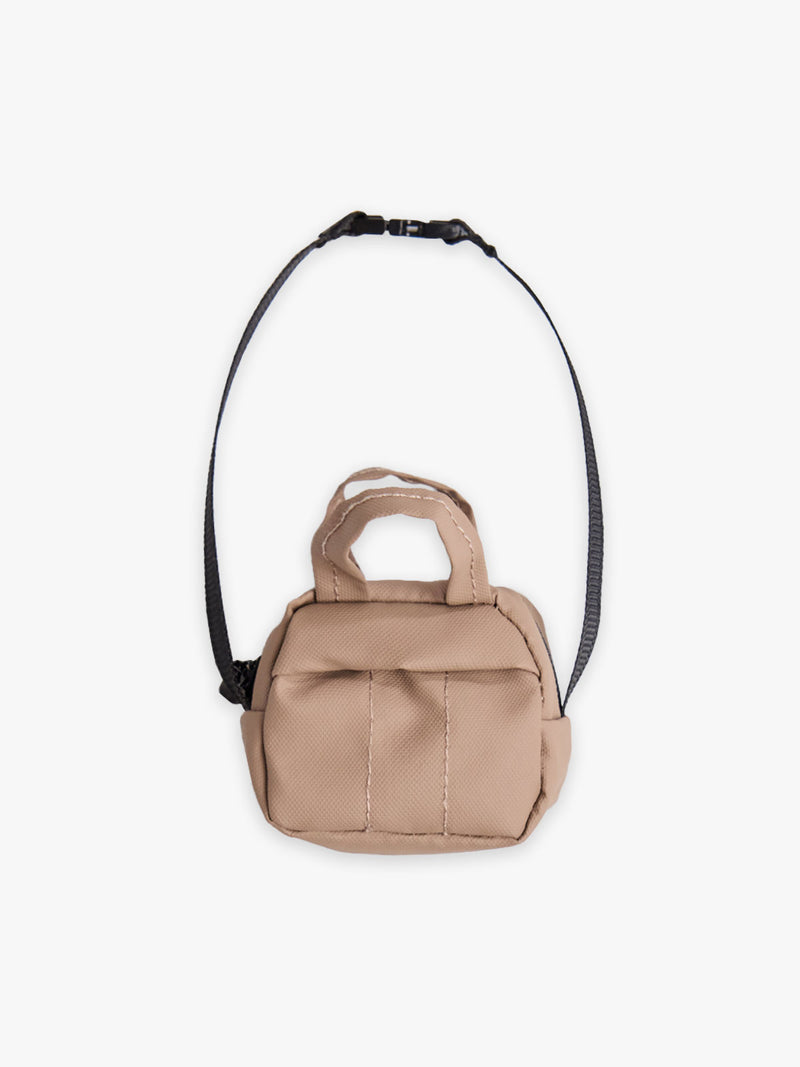 CALPAK Teeny Tiny Luka Duffel with strap in brown Chocolate