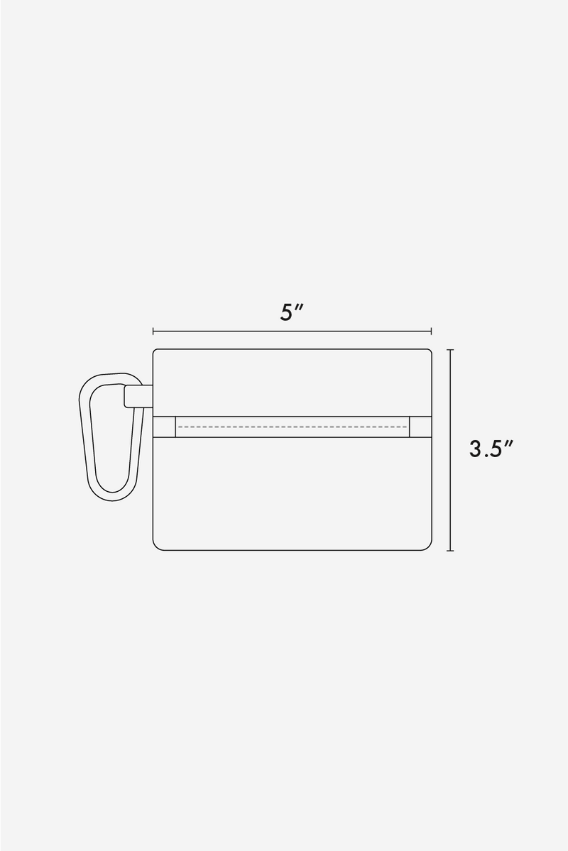 Terra Clippable Card Pouch in Indigo | CALPAK Terra Clippable Card Pouch in Indigo | CALPAK