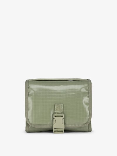 CALPAK terra hanging toiletry bag in juniper; THY2201-JUNIPER
