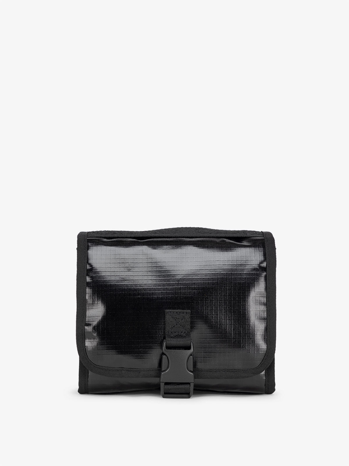 CALPAK terra hanging toiletry bag in obsidian; THY2201-OBSIDIAN