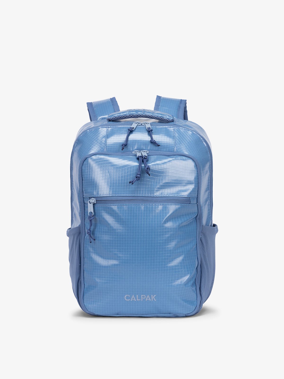 Front view of CALPAK Terra Hydration Backpack in glacier