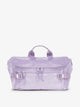 CALPAK Terra Sling Bag with mesh front pocket and top handle in amethyst; CBH2201-AMETHYST